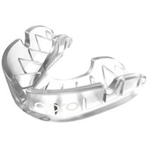 Protetor bucal OPRO Silver Level Sports Clear com estojo