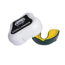 Protetor Bucal Profissional Venum Challenger Simples Com Estojo - Verde e Amarelo