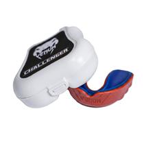 Protetor Bucal Profissional Venum Challenger Simples Com Estojo - Vermelho e Azul