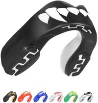 Protetor bucal SAFEJAWZ Slim Fit Black Fangz para adultos a partir de 12 anos