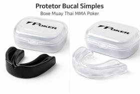 Protetor Bucal Simples Boxe Muay Thai Mma Poker Protetor Bucal Simples Boxe Muay Thai Mma Poker