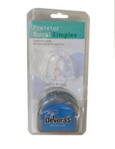 Protetor Bucal Simples Com Estojo - Transparente