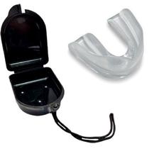 Protetor bucal simples com estojo Protetor bucal simples com estojo