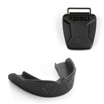 Protetor bucal SISU 3D Charcoal Black com 2,0 mm de espessura para atletas
