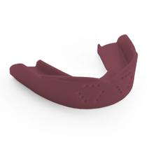 Protetor bucal SISU 3D Mighty Maroon de 2,0 mm de espessura para atletas