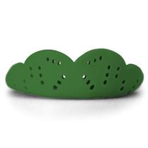 Protetor bucal SISU Max Forest Green com 2,4 mm de espessura para esportes de impacto
