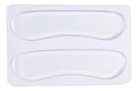 Protetor Calcanhar Silicone Transparente Ajuste Sapato 2 Pçs