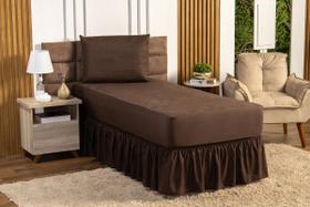 Protetor Capa De Colchão Solteiro Impermeável Cama Box