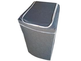 Protetor Capa De Maquina Lavar 13 Á 16 Kilos Cinza