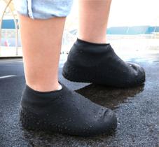 Protetor Capa De Sapato Silicone Elástico Para Chuva Flexível Antiderrapante Impermeável LR-0053