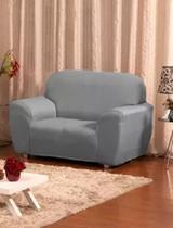 Protetor Capa De Sofá Lisa Avulsa 2 Lugares Marrom