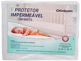 Protetor Capa Impermeável Elástico Bebe Ortobom Branco Protetor Capa Impermeável Elástico Bebe Ortobom Branco