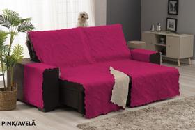 Protetor capa para sofá retrátil reclinável 2 lugares dupla face ótima qualidade - Enxovais Fanti