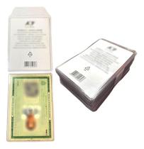 Protetor Capa Rg 75x105 Identidade Documento 100 Unidades Protetor Capa Rg 75x105 Identidade Documento 100 Unidades