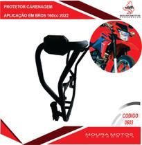 Protetor carenagem motor e tanque bros 160 2022/2023