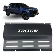 Protetor Carter L200 Triton 2025 A 2026 Preto Aço Reforçado Protetor Carter L200 Triton 2025 A 2026 Preto Aço Reforçado