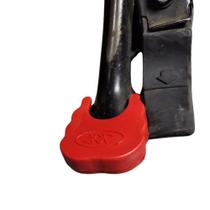 Protetor Cavalete de Moto Borracha Antiderrapante Não Risca Piso Proteção Fixa