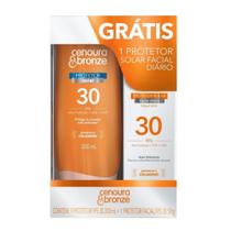 Protetor Cenoura & Bronze FPS30 200ml + Protetor Solar Cenoura & Bronze Facial Diário FPS30 50g - Ce