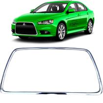 Protetor Central Mitsubishi Parachoque Cromado