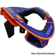 Protetor Cervical Pescoço Neck Brace Mrpro Trilha Motocross Junior Azul - MR PRO