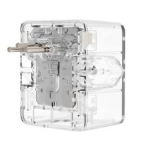 Protetor Clamper DPS Energia 3 Tomada LCF 3P 10A Transparente