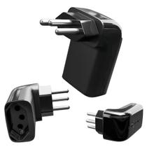 Protetor Clamper DPS Pocket Fit LCF 3 pinos 10A Cor Preto