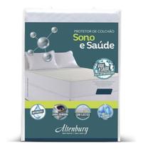 Protetor Colchão C/elástico Imp. Sono E Saúde Branco - King
