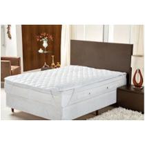 protetor colchão casal impermeável 1,40x1,90x40 de altura com elástico resistente hotel (ref 508)