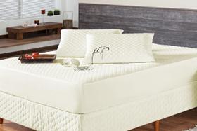 Protetor Colchao Casal Impermeavel Matelado - Palha Protetor Colchao Casal Impermeavel Matelado - Palha