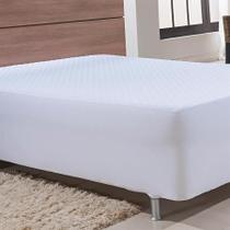 Protetor Colchao Comfort Queen 1,60X 2,00 +40Cm Branco/Unico