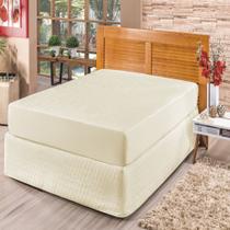 Protetor Colchão Impermeável casal king micromatelado 01 pç palha Protetor Colchão Impermeável casal king micromatelado 01 pç palha