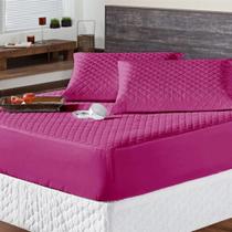 Protetor Colchão Max Impermeável King 3 Peças - Pink