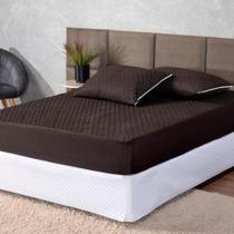 Protetor Colchão Queen Impermeável Antialérgico Capa Matelado Antiácaro Respirável Super Macio E Silencioso Branco Preto Cinza