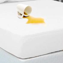 Protetor Colchão Solteiro Camesa Slip Impermeável Branco 88cm x 1,88m x 30cm