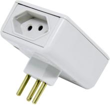 Protetor Contra Queda de Energia Eletrica, Com 2 Tomadas - Branco 127v 20A