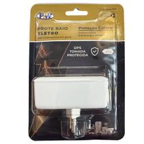 Protetor Contra Raios Descargas Picos de energia 2 Tomadas para Eletrodomésticos 127v