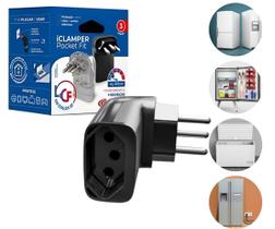 Protetor Contra Raios e Surto Elétrico para Geladeira Frost Free Inverse - Preto