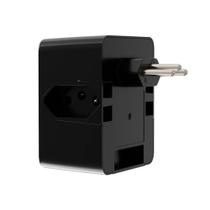 Protetor Contra Raios iClamper Energia 3 - com 3 Tomadas - DPS - Tecnologia LCF - Preto - 26787