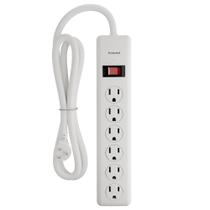 Protetor contra sobretensão Power Strip BN-LINK de 6 tomadas 600J, pacote com 1 pacote Protetor contra sobretensão Power Strip BN-LINK de 6 tomadas 600J, pacote com 1 pacote