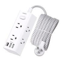Protetor contra sobretensão Power Strip One Beat 3m com 6 tomadas, 3 USB