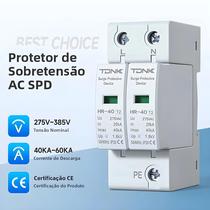 Protetor Contra Surto De Alta Corrente 2P AC SPD 20KA-60KA 275V 385V, Dispositivo De Proteção De Protetor Contra Surto De Alta Corrente 2P AC SPD 20KA-60KA 275V 385V, Dispositivo De Proteção De