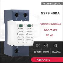 Protetor Contra Surto GEYA GSP9 2P 4P 20KA-40KA SPD AC275V Disjuntor Residencial Para Trilho DIN