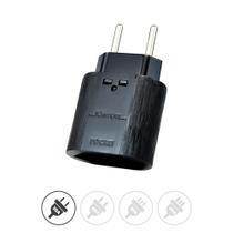 Protetor contra surtos (DPS) - 127/220 volts - 10 amperes - 1 tomada - 2 pinos - iCLAMPER Pocket 2P 10A - KIT 5 UNIDADES