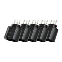 Protetor contra surtos (DPS) - 127/220 volts - 10 amperes - 1 tomada - 3 pinos - iCLAMPER Pocket 3P 10A - KIT 5 UNIDADES