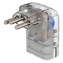 Protetor Contra Surtos Elétricos Clamper Pocket Fit 3 Pinos, Monopolar, 20A, Bivolt, Transparente - 26804