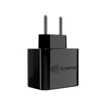 Protetor Contra Surtos Elétricos (DPS), 127/220V, 10 Amperes, 1 Tomada, 2 pinos, iCLAMPER Pocket LCF, 2P 10A, Preto - 28509