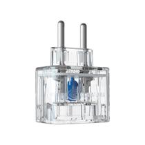 Protetor Contra Surtos Elétricos (DPS), 127/220V, 20 Amperes, 1 Tomada, 2 pinos, iCLAMPER Pocket LCF, 2P 20A, Transparente - 28511