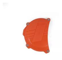 Protetor Da Tampa De Embreagem Br Parts Ktm 250 Sxf/Xcf 16/18 + Ktm 350 Sxf/Xcf 16/18 - Laranja