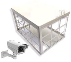 Protetor de aço para câmera de segurança c/pintura epoxi Protetor de aço para câmera de segurança c/pintura epoxi