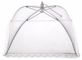 Protetor de Alimentos Cobre Bolo Tela Rendada Abre e Fecha Automático 30x30 cm - Campineira Protetor de Alimentos Cobre Bolo Tela Rendada Abre e Fecha Automático 30x30 cm - Campineira